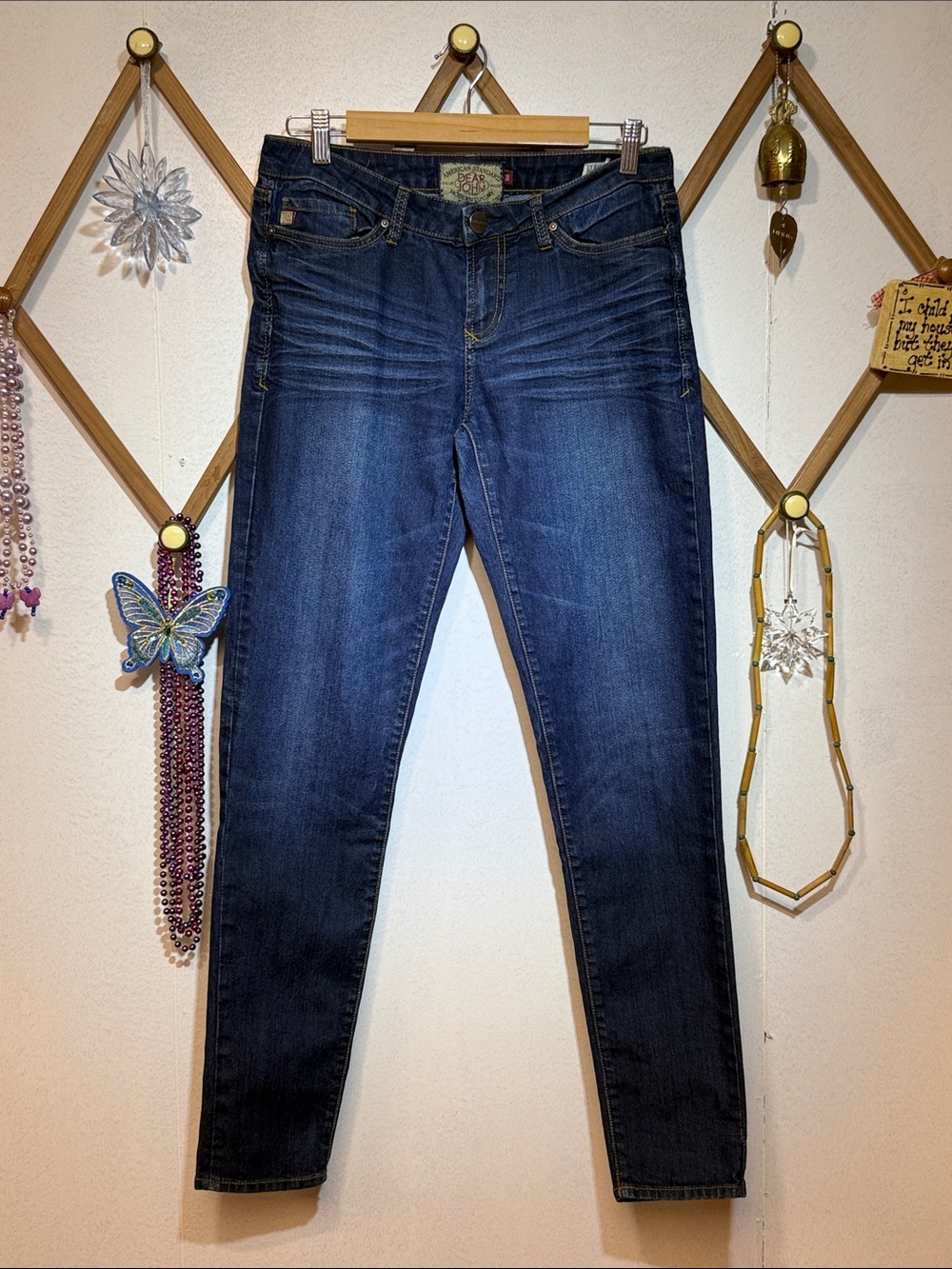 Dear John Dark Indigo Skinny Jeans